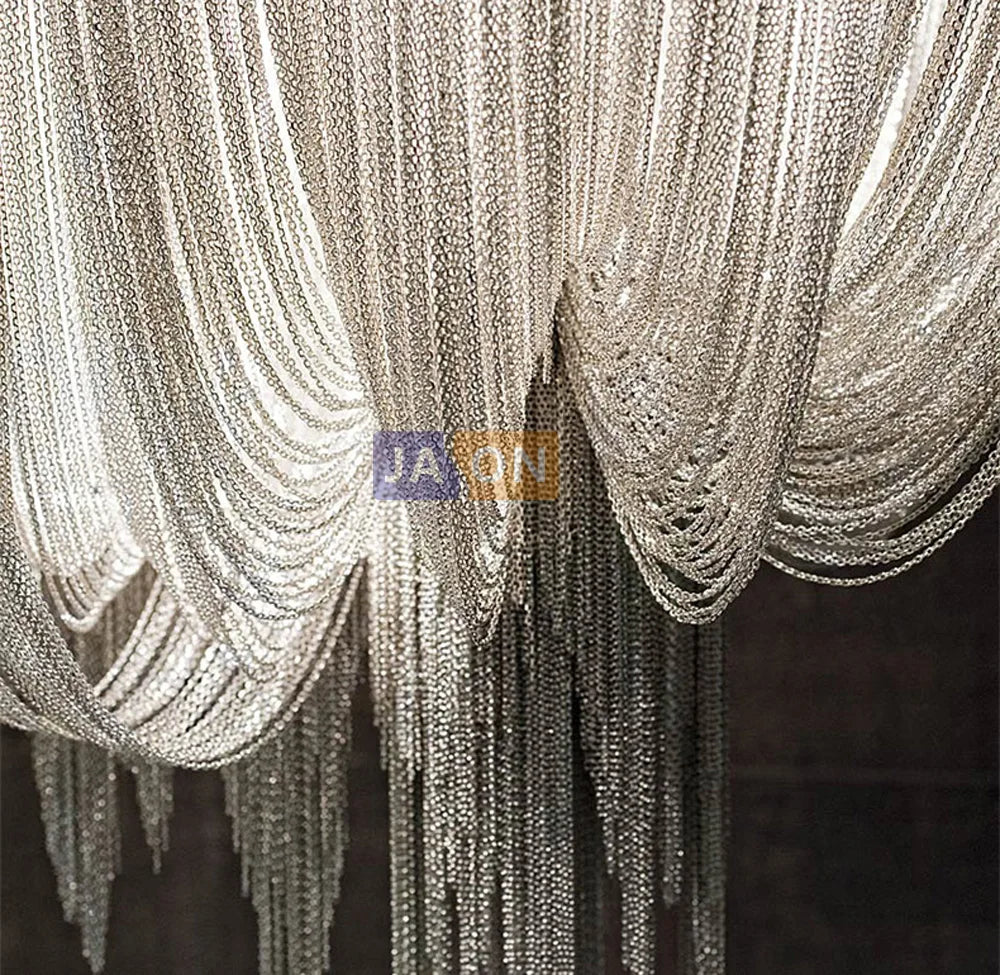 Designer floor lamp in metal and chrome for modern interiors - vue 5 sur 6