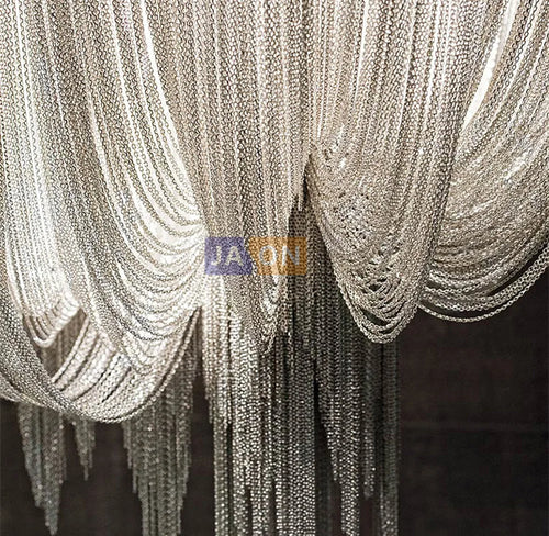 Designer floor lamp in metal and chrome for modern interiors - vue 6 sur 6