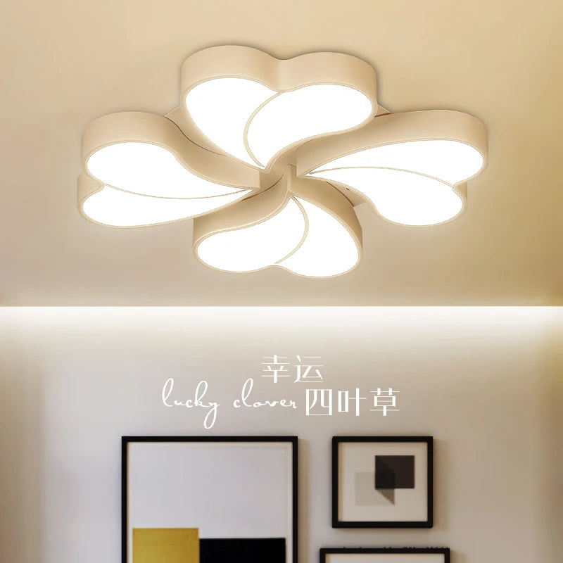 Ultra-slim modern LED ceiling light with creative and personalised remote control