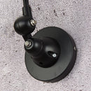 Vintage retractable metal wall light for bar