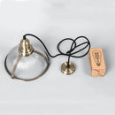 Vintage glass pendant light for dining room and office E27