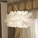 Modern fabric pendant light for romantic nordic lighting