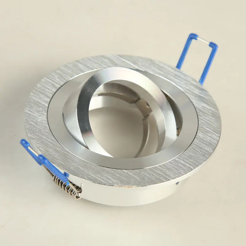 Dimmable recessed spotlight in satin metal for indoor lighting - vue 6 sur 6