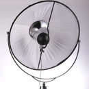 Modern gzmj satellite metal floor lamp with fabric lampshade