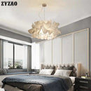 Modern fabric pendant light for romantic nordic lighting