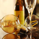 Retro vintage glass LED filament bulb
