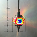 Handmade Turkish mosaic glass pendant light Mediterranean decoration