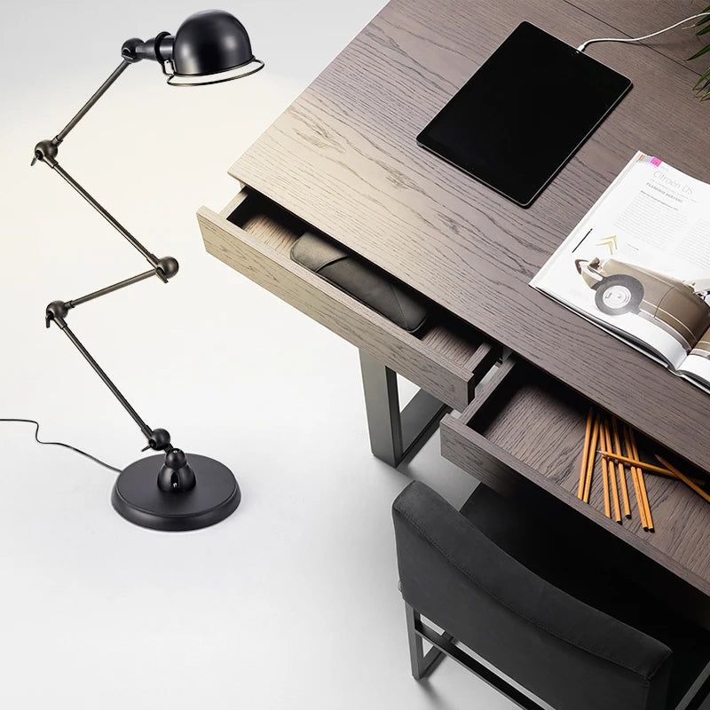 Minimalist nordic retro industrial modern designer floor lamp