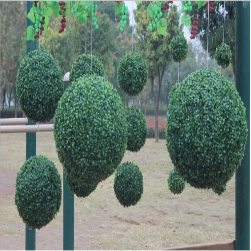 Artificial boxwood ball decoration for garden, weddings and parties