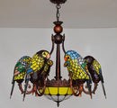 Parrot pendant chandelier creative lamp for bar and club