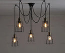 Nordic vintage adjustable spider chandelier