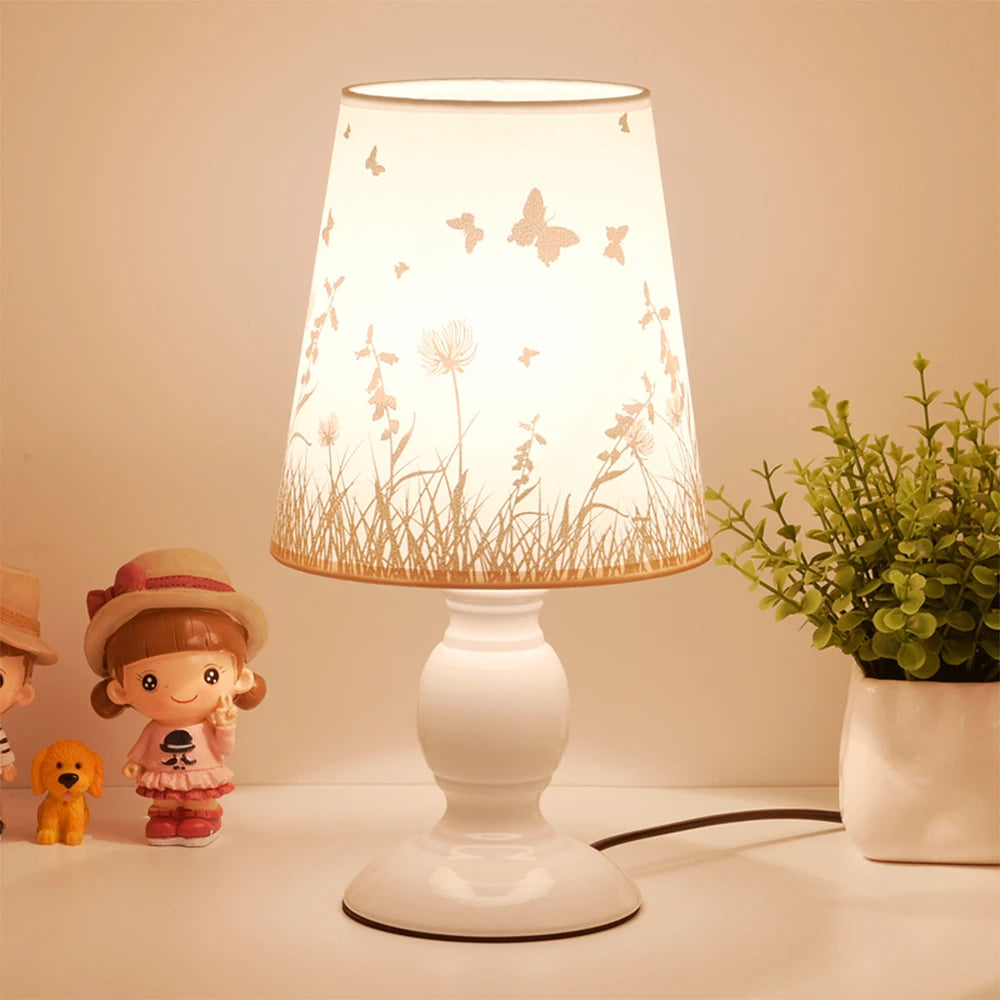 LED desk lamp with switch button for reading