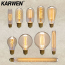 Vintage edison filament bulb set of six