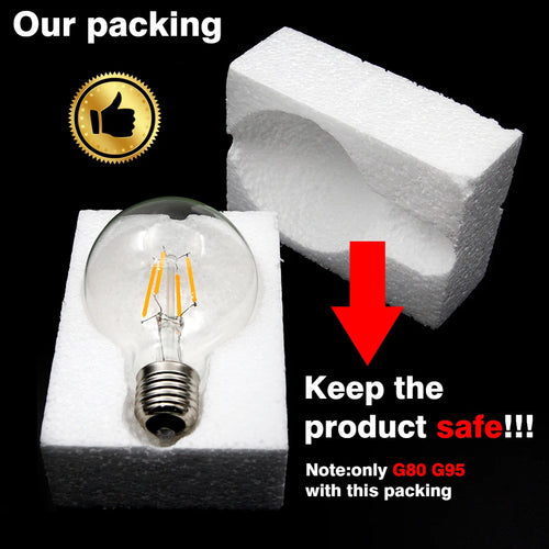 Vintage LED filament bulb in glass - vue 10 sur 14
