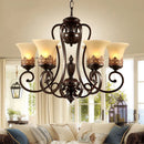 Luxurious 6-arm european style chandelier for elegant decor