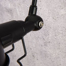 Vintage retractable metal wall light for bar
