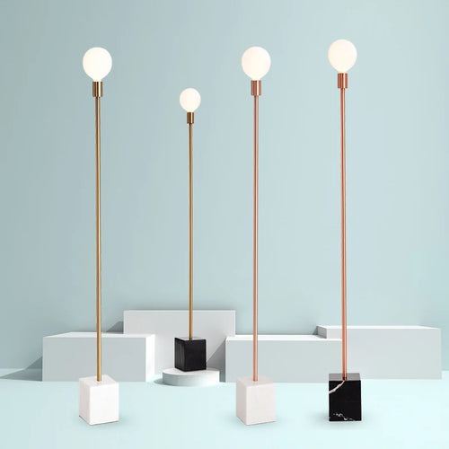 Modern marble table lamp for creative Nordic decor - vue 4 sur 9