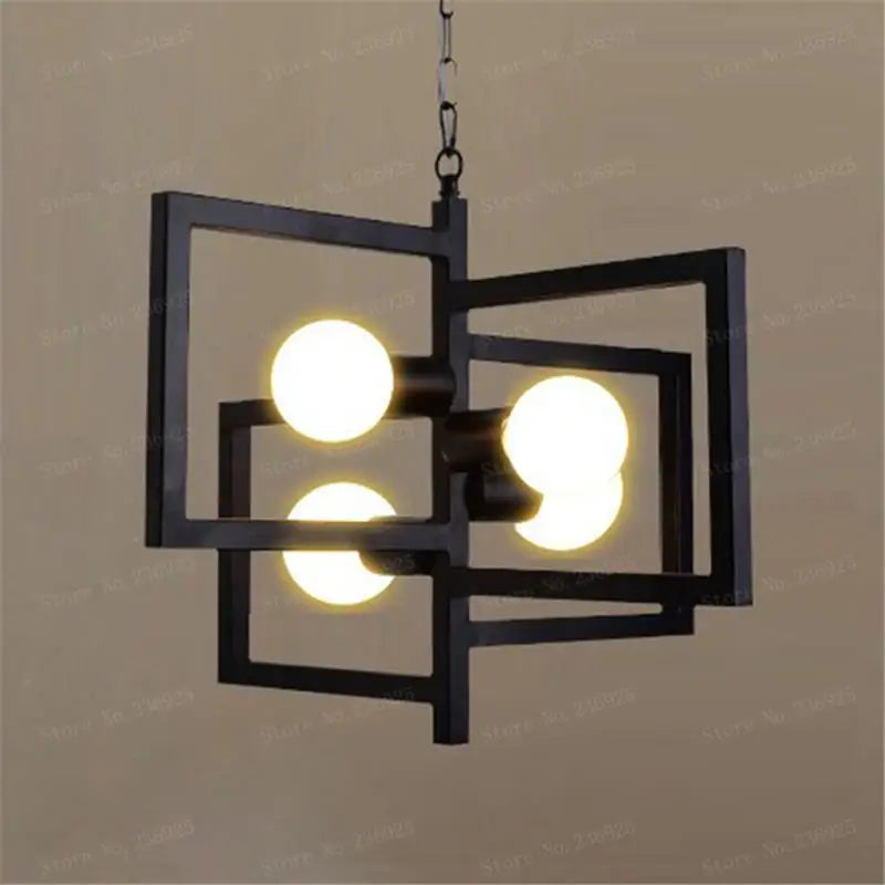 Vintage industrial pendant lamp holder for hallway - vue 8 sur 8