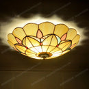 Antique glass ceiling light in Tiffany style for modern decor
