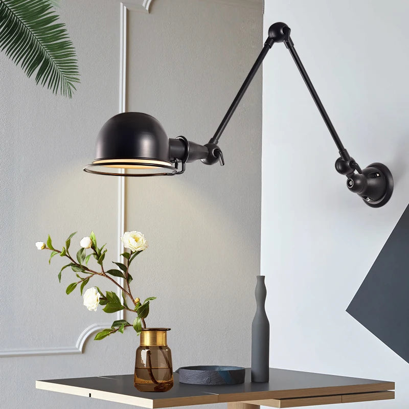 Creative and simple nordic wall lamp with rotation