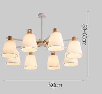 Nordic design LED chandelier for modern pendant lighting - vue 14 sur 17