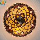 European retro glass ceiling light for chic lighting