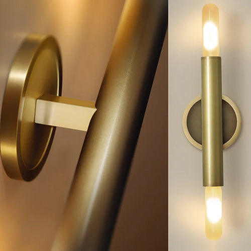 Modern copper wall light for interior decoration - vue 5 sur 7
