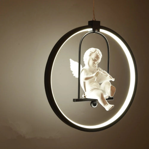 Modern gzmj round acrylic LED pendant light for hotel - vue 11 sur 10
