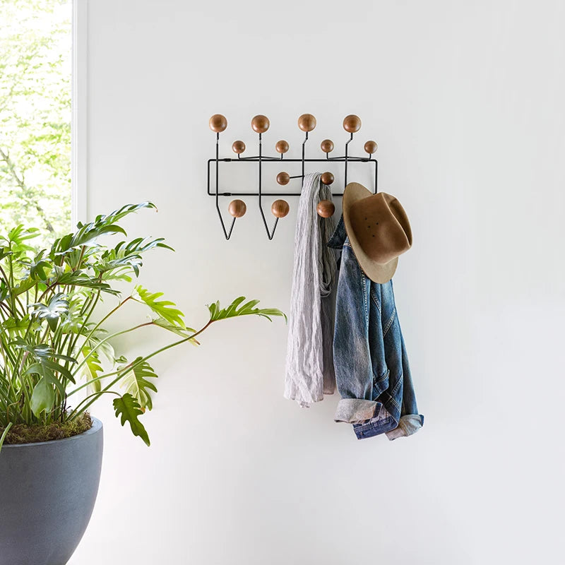 multi-colored coat rack versatile hook for children's wall decoration