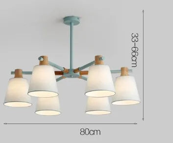 Nordic design LED chandelier for modern pendant lighting - vue 15 sur 17