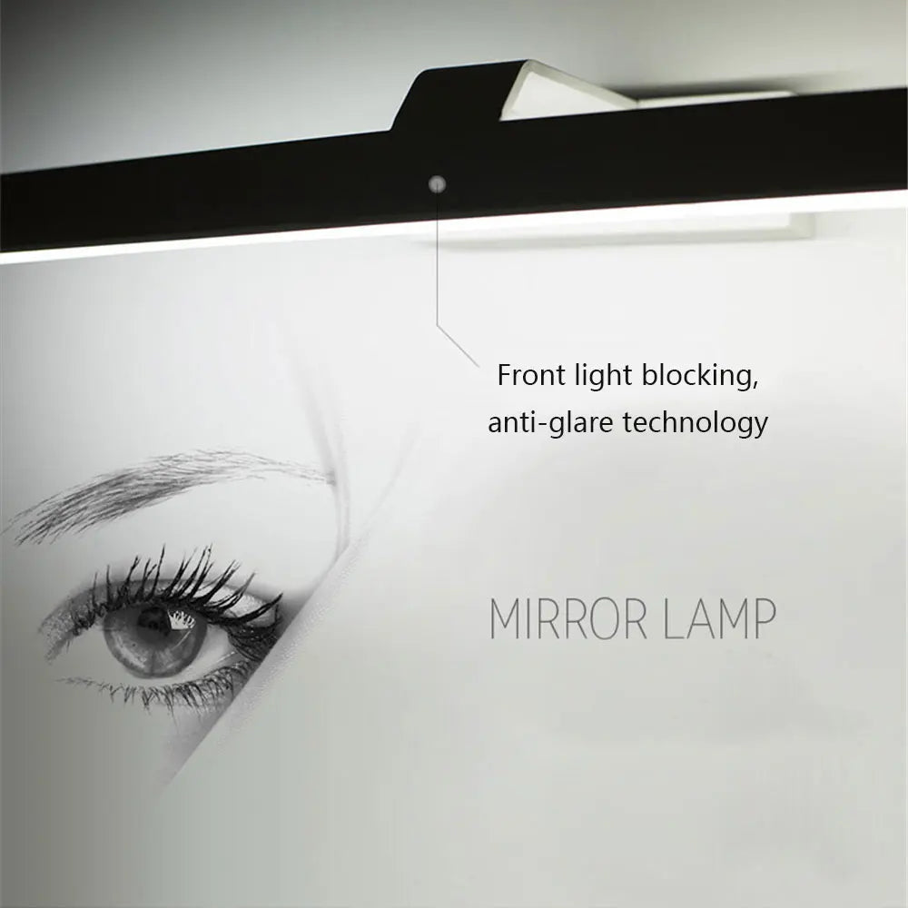 Nordic LED wall light in acrylic and aluminum, simple modern design - vue 5 sur 6