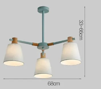 Nordic design LED chandelier for modern pendant lighting - vue 8 sur 17