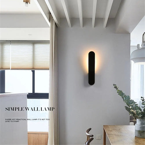 modern minimalist creative led wall light for indoor - vue 4 sur 8