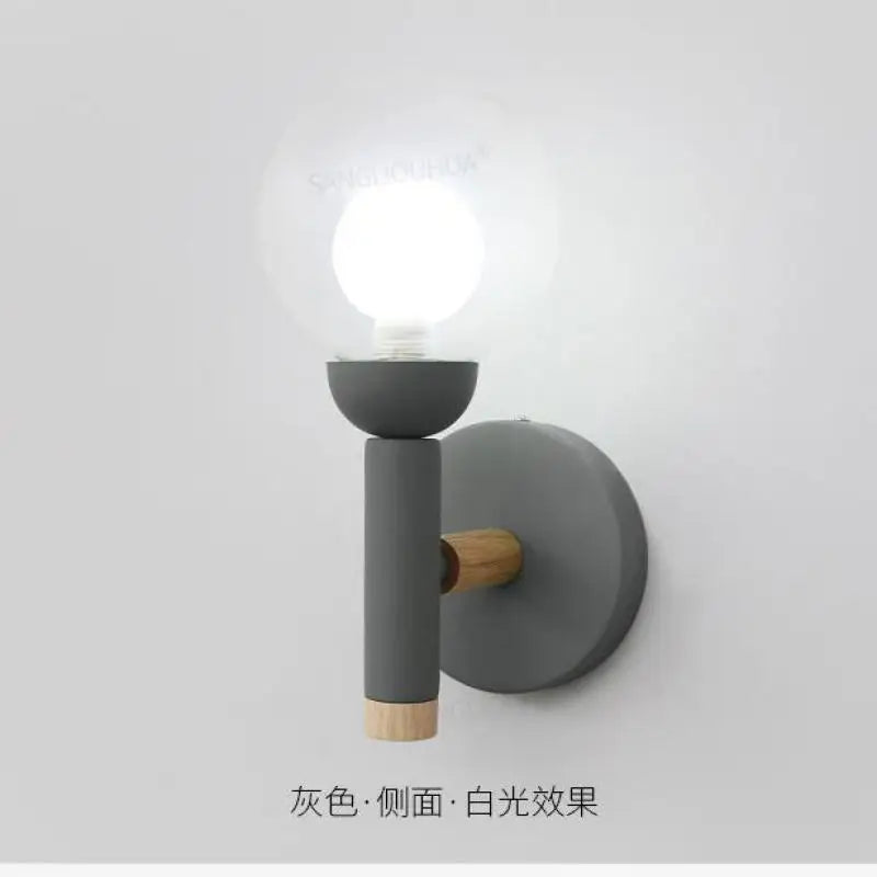 Nordic glass bedside lamp creative design for living room and hotel - vue 6 sur 9