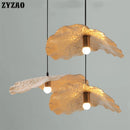 Nordic metal lotus pendant light for interior decoration