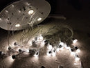 XL spiral LED chandelier for elegant indoor lighting