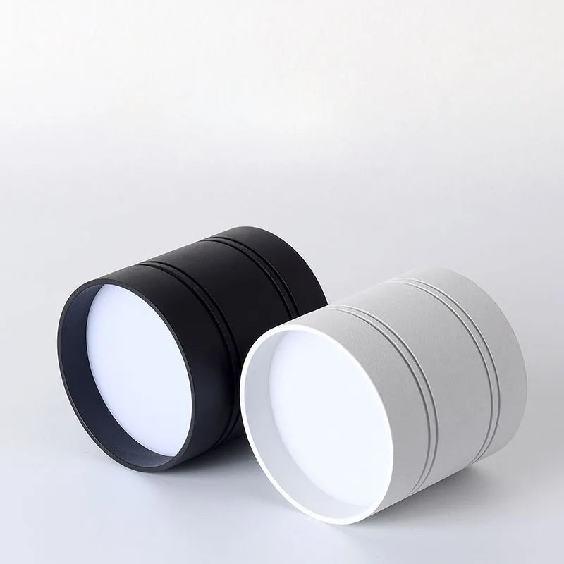 Dimmable LED downlights COB ceiling cylinder wall lamp