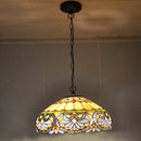 Heart-shaped glass chandelier tiffany style retro for restaurant