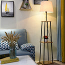 Modern solid wood floor lamp for elegant interiors