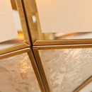 Designer copper ceiling light for indoor and outdoor use