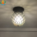 Creative pineapple ceiling light for indoor and outdoor use