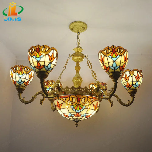 Modern nordic design glass chandelier for interior decoration - vue 10 sur 9