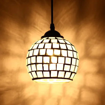 Turkish mosaic glass pendant light for hotels bars and restaurants - vue 24 sur 23