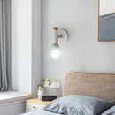 Nordic glass bedside lamp creative design for living room and hotel