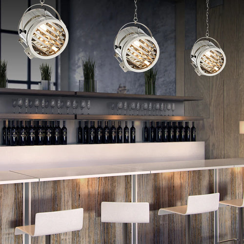 Modern industrial style chandelier for creative decor - vue 2 sur 7