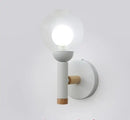 Nordic glass bedside lamp creative design for living room and hotel