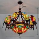 Parrot pendant chandelier creative lamp for bar and club