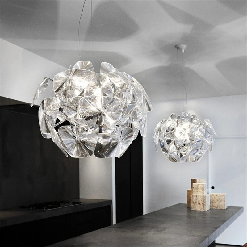 gzmj modern acrylic LED creative pendant lamp - vue 5 sur 6