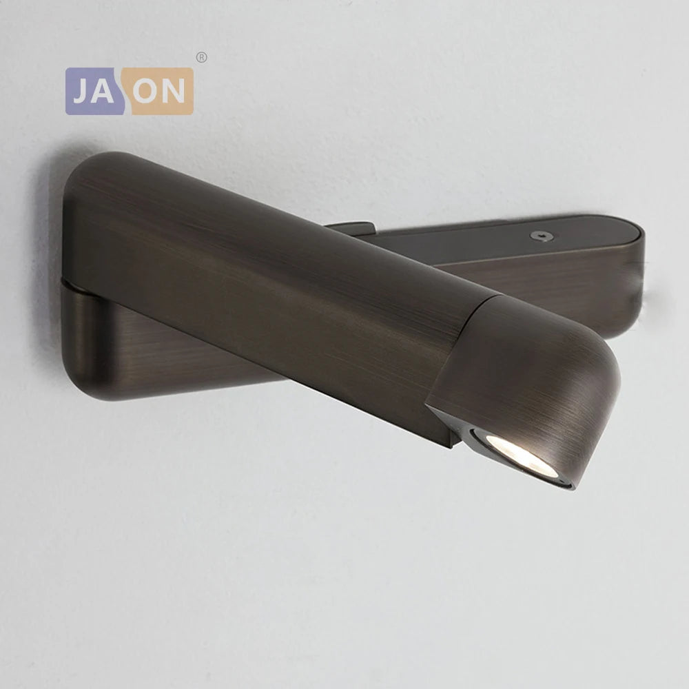Nordic wireless rotatable LED wall light with switch