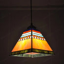 Spanish tiffany chandelier for glazed restaurant and café